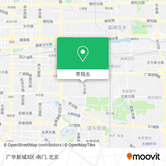 广华新城3区-南门地图