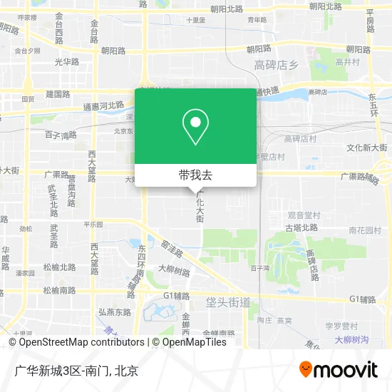 广华新城3区-南门地图
