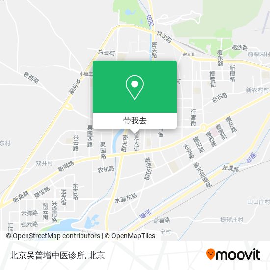 北京吴普增中医诊所地图