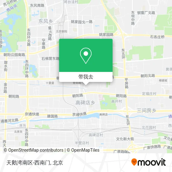 天鹅湾南区-西南门地图