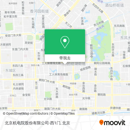 北京机电院股份有限公司-西1门地图