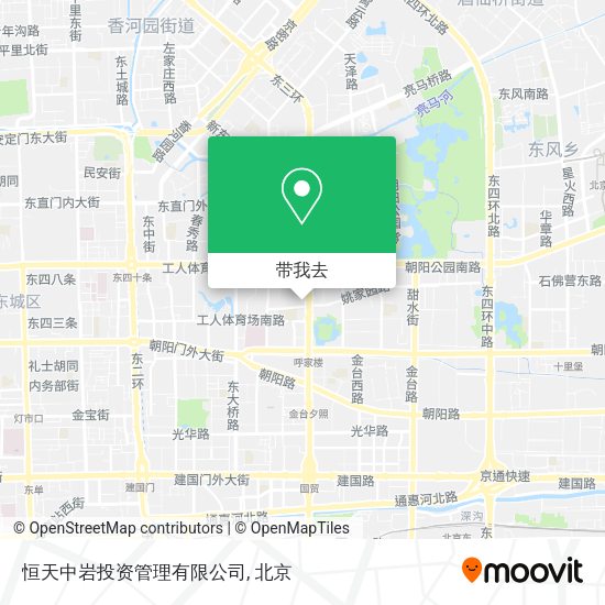恒天中岩投资管理有限公司地图