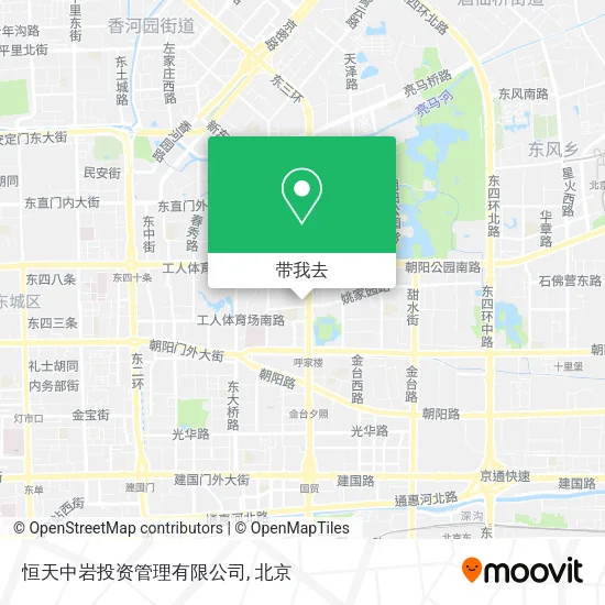 恒天中岩投资管理有限公司地图