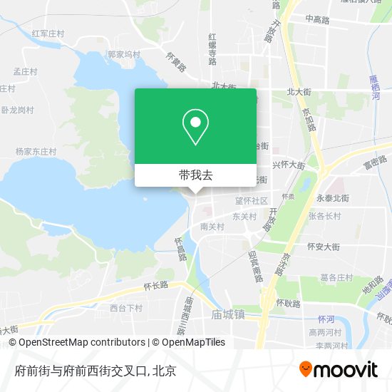 府前街与府前西街交叉口地图