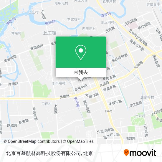 北京百慕航材高科技股份有限公司地图
