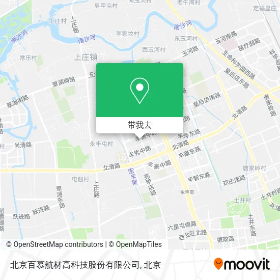 北京百慕航材高科技股份有限公司地图