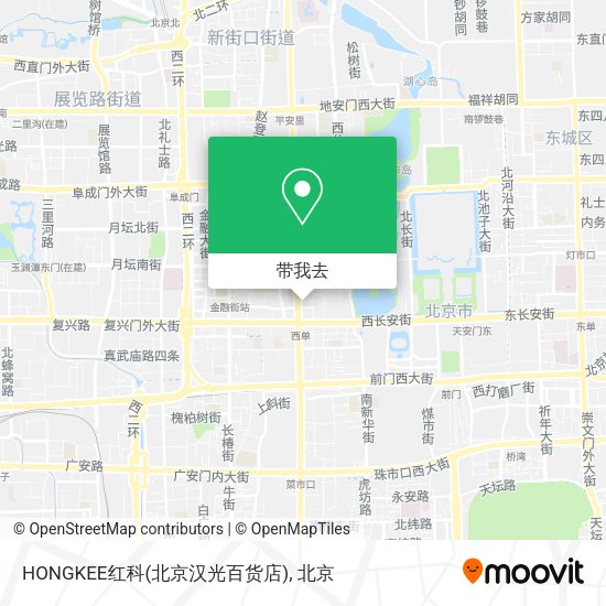 HONGKEE红科(北京汉光百货店)地图