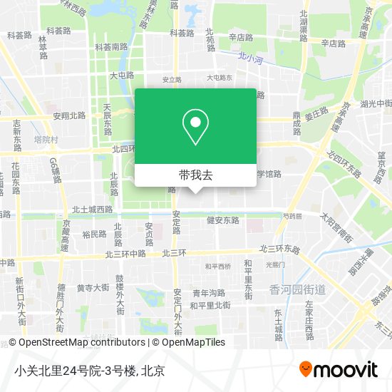 小关北里24号院-3号楼地图