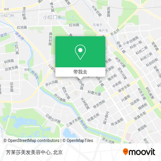 芳莱莎美发美容中心地图