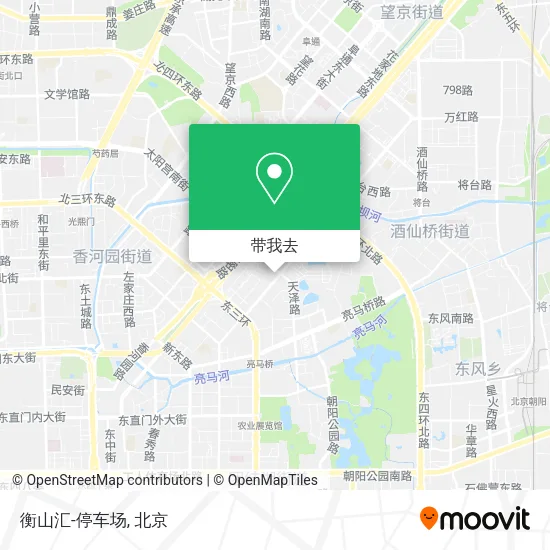 衡山汇-停车场地图