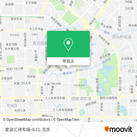星源汇停车场-出口地图