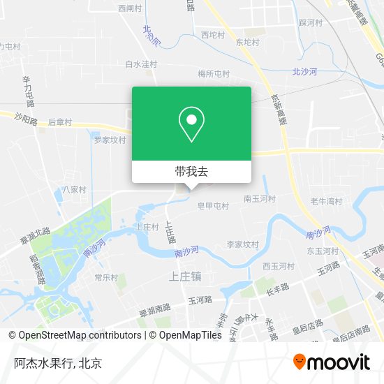 阿杰水果行地图