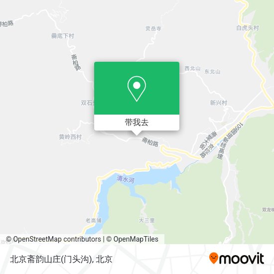 北京斋韵山庄(门头沟)地图