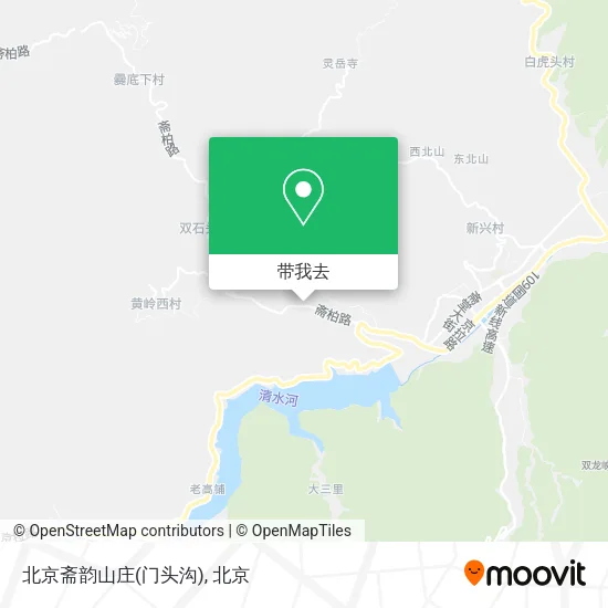 北京斋韵山庄(门头沟)地图