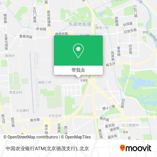 中国农业银行ATM(北京德茂支行)地图