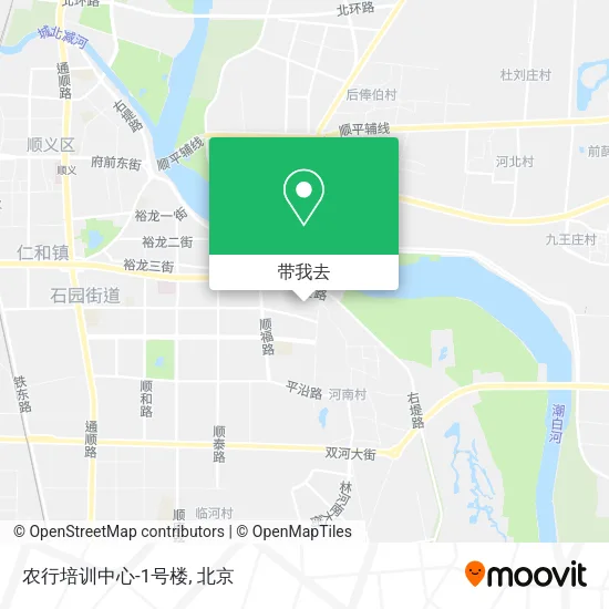 农行培训中心-1号楼地图