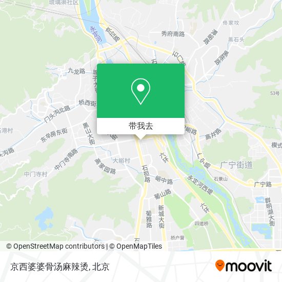 京西婆婆骨汤麻辣烫地图