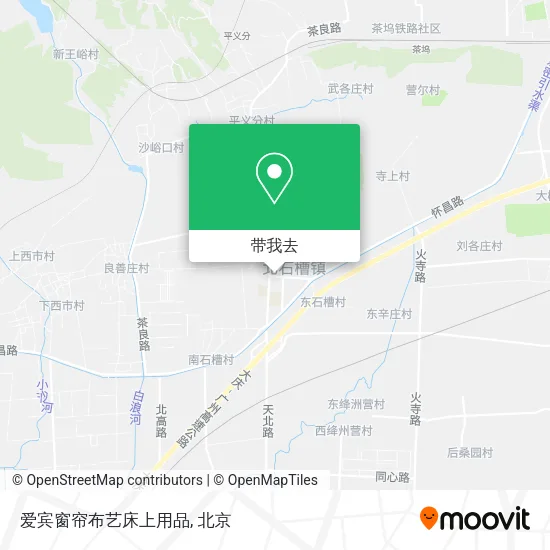 爱宾窗帘布艺床上用品地图