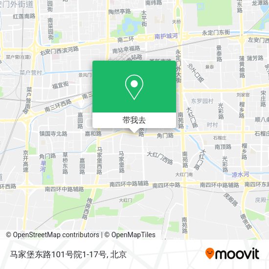 马家堡东路101号院1-17号地图