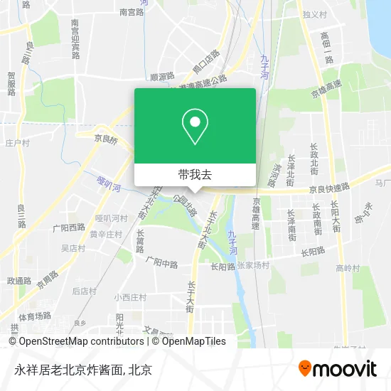 永祥居老北京炸酱面地图