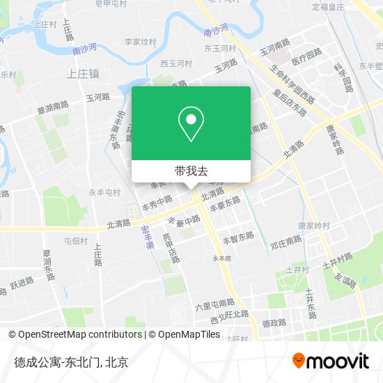 德成公寓-东北门地图