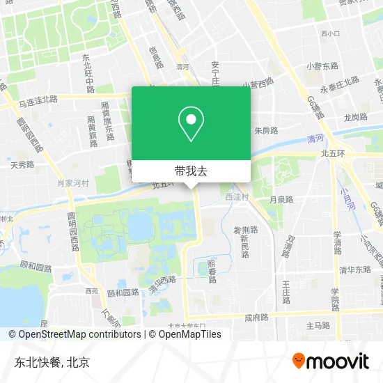 东北快餐地图