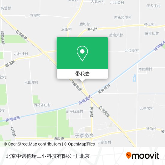 北京中诺德瑞工业科技有限公司地图