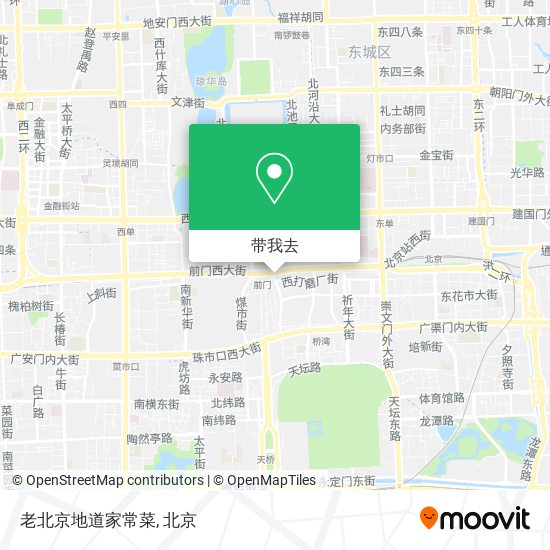 老北京地道家常菜地图