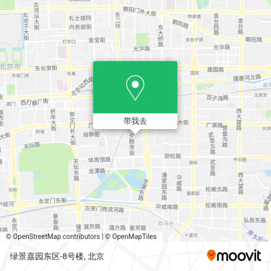 绿景嘉园东区-8号楼地图