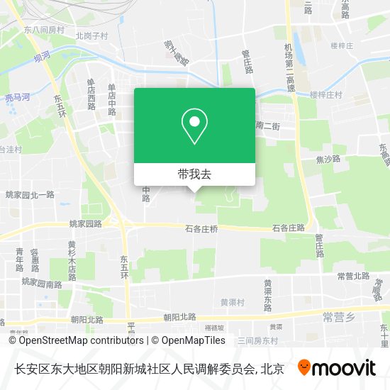 长安区东大地区朝阳新城社区人民调解委员会地图