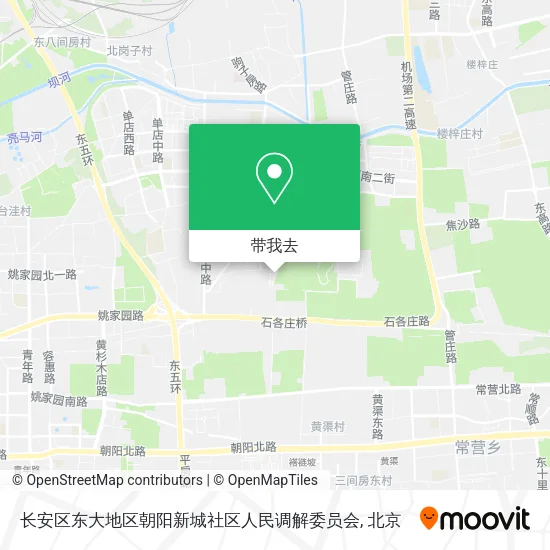 长安区东大地区朝阳新城社区人民调解委员会地图