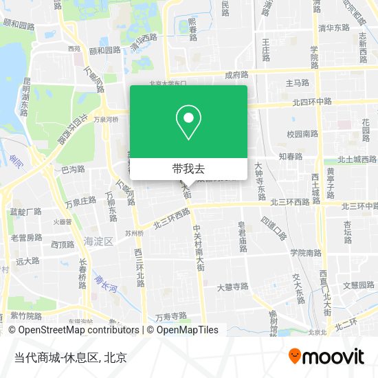 当代商城-休息区地图