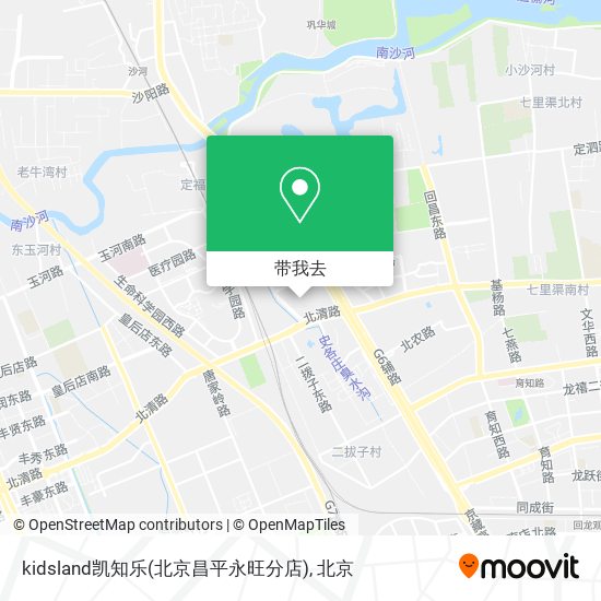 kidsland凯知乐(北京昌平永旺分店)地图
