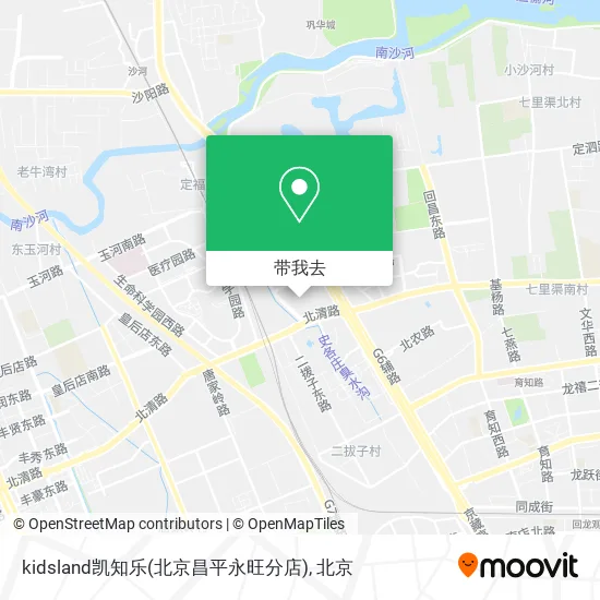 kidsland凯知乐(北京昌平永旺分店)地图