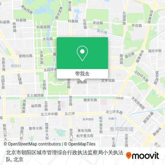 北京市朝阳区城市管理综合行政执法监察局小关执法队地图
