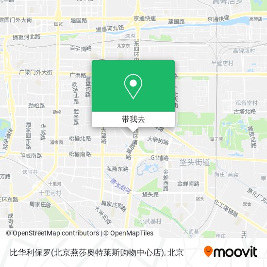 比华利保罗(北京燕莎奥特莱斯购物中心店)地图