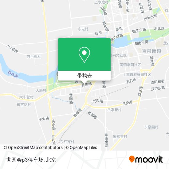 世园会p3停车场地图