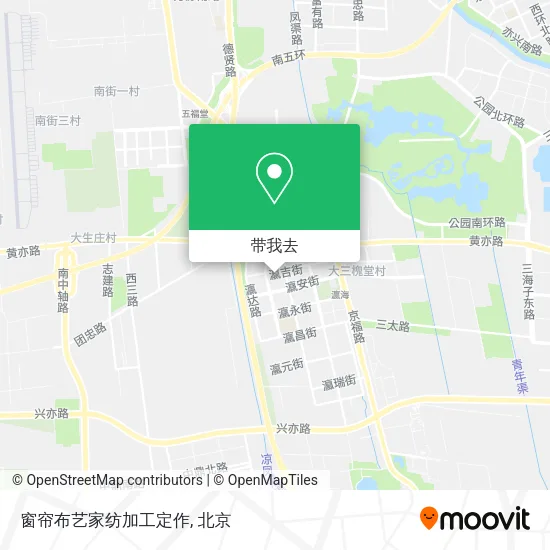 窗帘布艺家纺加工定作地图