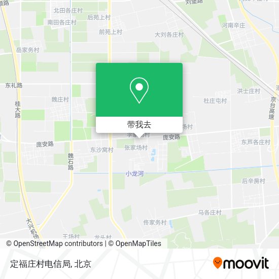 定福庄村电信局地图