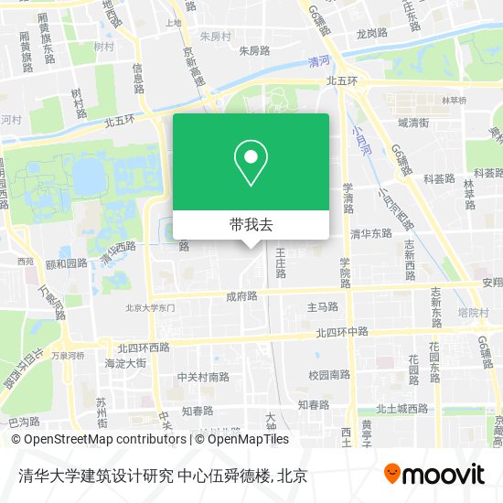 清华大学建筑设计研究 中心伍舜德楼地图