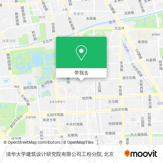 清华大学建筑设计研究院有限公司工程分院地图