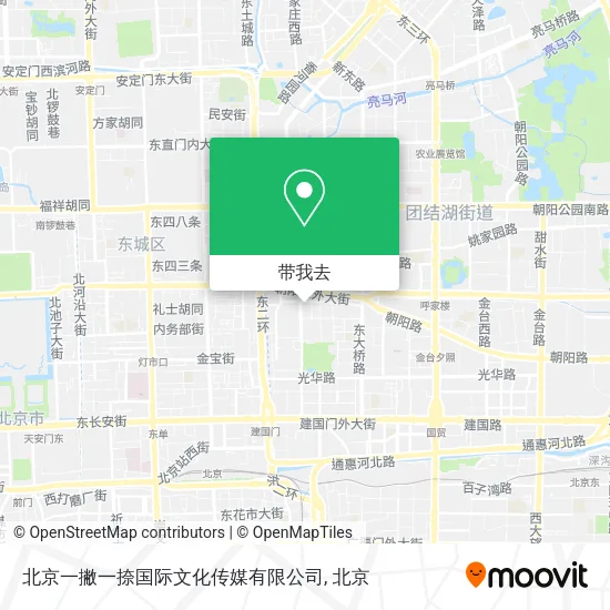 北京一撇一捺国际文化传媒有限公司地图