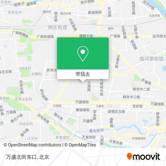 万盛北街东口地图