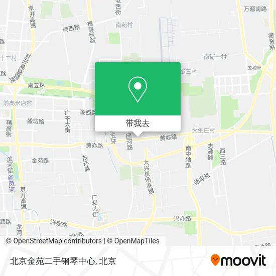 北京金苑二手钢琴中心地图
