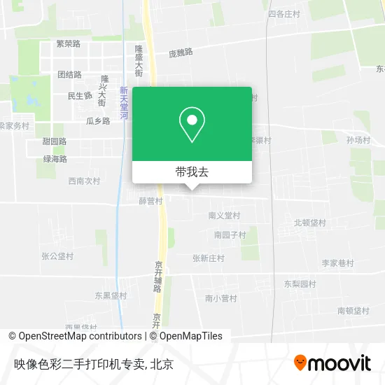 映像色彩二手打印机专卖地图