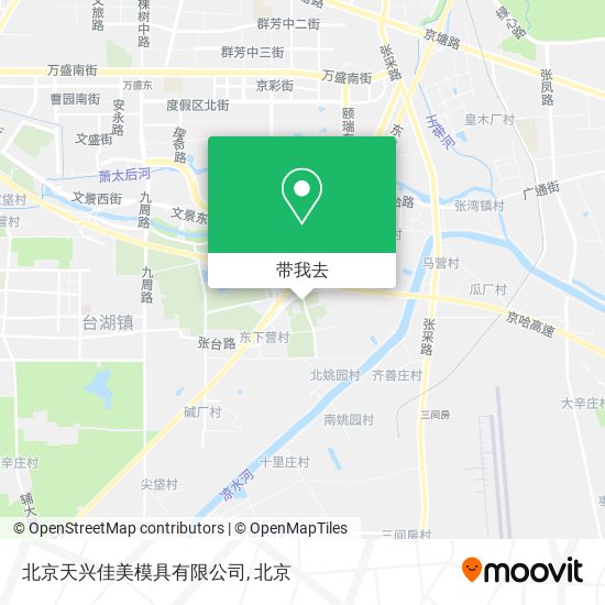 北京天兴佳美模具有限公司地图