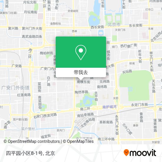 四平园小区8-1号地图