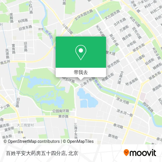 百姓平安大药房五十四分店地图