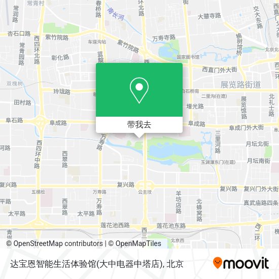 达宝恩智能生活体验馆(大中电器中塔店)地图
