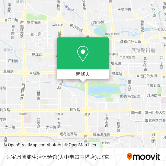 达宝恩智能生活体验馆(大中电器中塔店)地图
